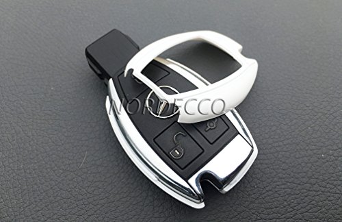 Funda para llaves de coche, fabricada con ABS de alta calidad, brillante, para llaves de Mercedes Benz de 2/3 botones clase A AMG, B C E G S Viano Sprinter