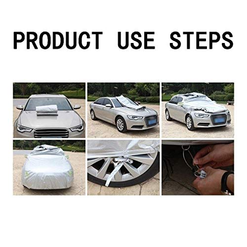 Fundas para Coche Compatible con la Cubierta del Coche de Ferrari Portofino, for Todo Tipo de Clima a Prueba de Agua, Calidad de tafetán de poliéster de 4 Capas de Material, 3 Colores