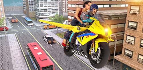 Futurista Flying Bike Taxi Racing Simulator