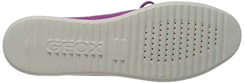 Geox D Genova Moc A, Mocasines para Mujer, Rosa (Cyclamen C8335), 35 EU