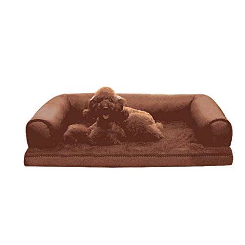 Golden Retriever Perrera Cama Four Seasons Peluche para Perros Lavable para Perros Perros Grandes, medianos y pequeños Mascotas Nido Perro Sofá Suministros WHLONG