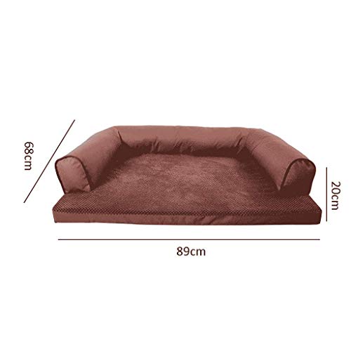 Golden Retriever Perrera Cama Four Seasons Peluche para Perros Lavable para Perros Perros Grandes, medianos y pequeños Mascotas Nido Perro Sofá Suministros WHLONG