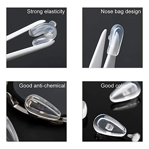 Gresunny 500pcs kit de reparación de anteojos reparación de gafas con tornillos y tuercas/mini destornillador/pinzas/almohadillas de nariz/ganchos para las orejas para gafas de sol reloj joyería