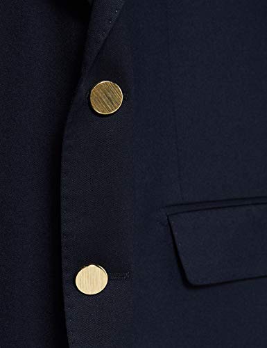 Hackett London GB Blazer SB Chaqueta de Traje, Azul (Navy 595), 44 (Talla del Fabricante: 42) para Hombre