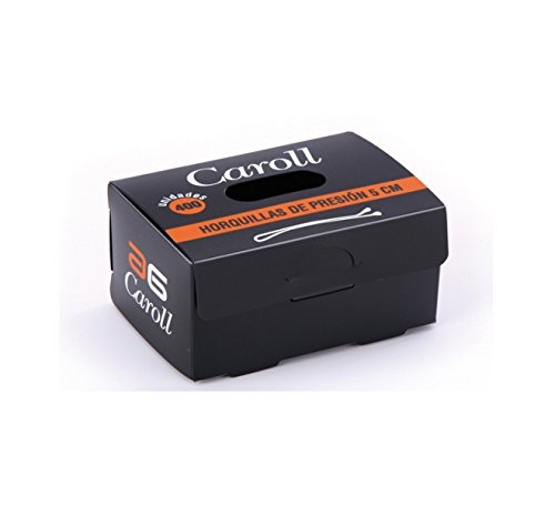 HORQUILLA CLIPS CARROL CAJA 400un.NEGRA 13015