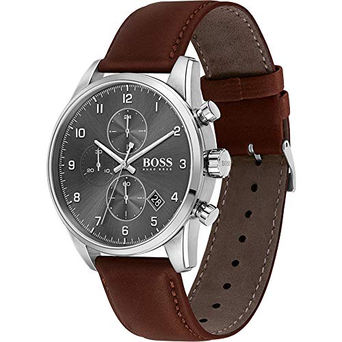 Hugo BOSS Reloj para de Cuarzo con Correa en Cuero 1513787