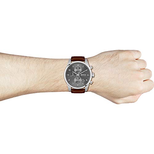 Hugo BOSS Reloj para de Cuarzo con Correa en Cuero 1513787