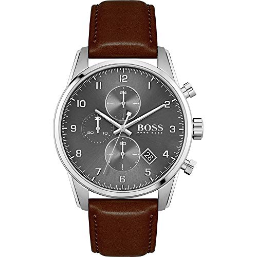 Hugo BOSS Reloj para de Cuarzo con Correa en Cuero 1513787