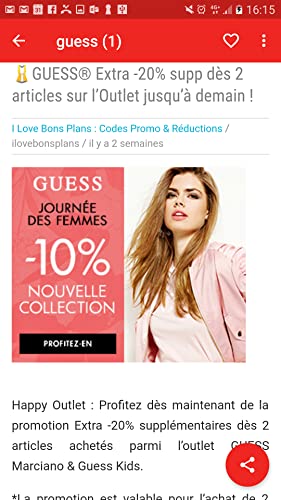 I love Bons Plans : Hot deals, Promotions