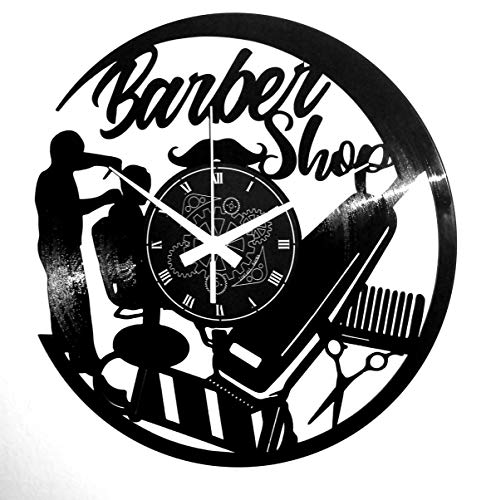 Instant Karma Clocks - Reloj de Pared para el Pelo, Corte de peluquería o barbero, de Vinilo, Vintage, Idea de Regalo