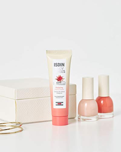 ISDIN BodySenses Crema de Manos, Gama Relajante con Flor de Loto, Hidrata tu piel de sensaciones - 30ml