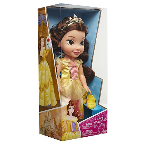 Jakks Pacific Princesa Disney La Bella y la Bestia Muñeca Toddler 35cm, Multicolor, 35 cm (Glop Games 78847-11L-6)