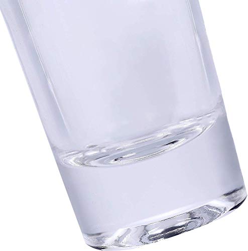 Juego de 24 vasos de chupito de cristal de 4 cl, aptos para lavavajillas