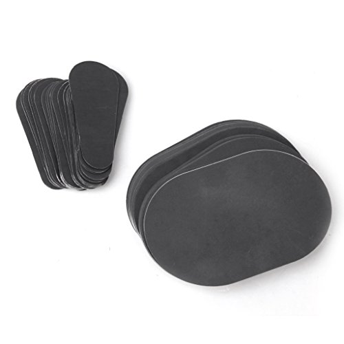 Juego de 80 almohadillas exfoliantes para depilación de pelo lisas piernas de la piel del brazo de la cara removedor de pelo lejos