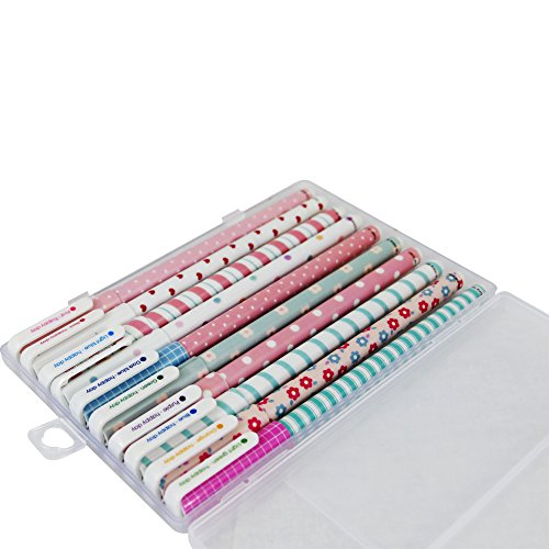 Katara bolígrafo en una caja, 10 colores diferentes 10er Kugelschreiber septiembre, multicolor, fino