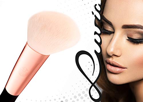 La Mejor Brocha para el Blush para Iluminar las Mejillas – Pincel para Blush en polvo, mineral y liquido – Contorno Mejillas – Brocha Blush Vegan Signature VS 213