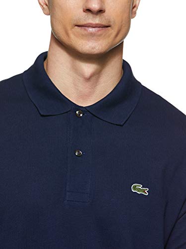 Lacoste L1212 Camiseta Polo, Azul (Marine), S para Hombre