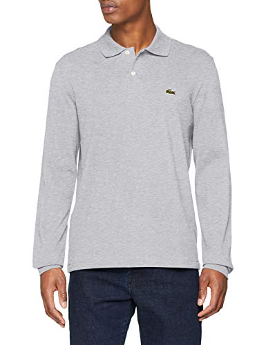 Lacoste L1313 Polo, Gris (Argent Chine), 2XL (Talla del Fabricante: 7) para Hombre