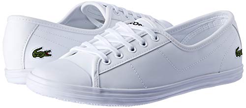 Lacoste Ziane BL 1 CFA, Zapatillas para Mujer, Blanco (White), 39 1/2 EU