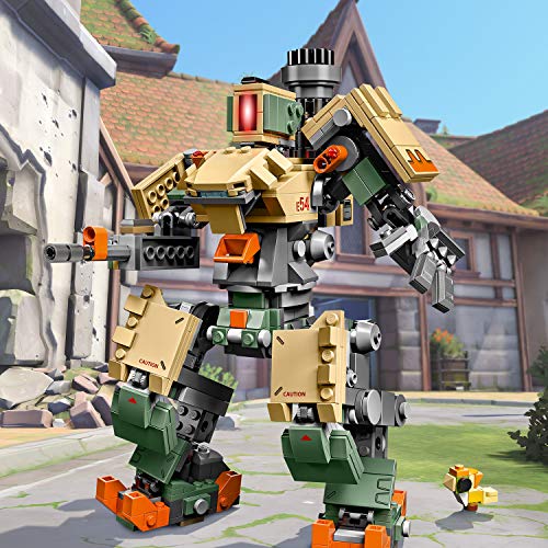 LEGO Overwatch - Bastion, Set de construcción del Personaje de Videojuego, incluye muñeco de juguete del pájaro Ganymede (75974)