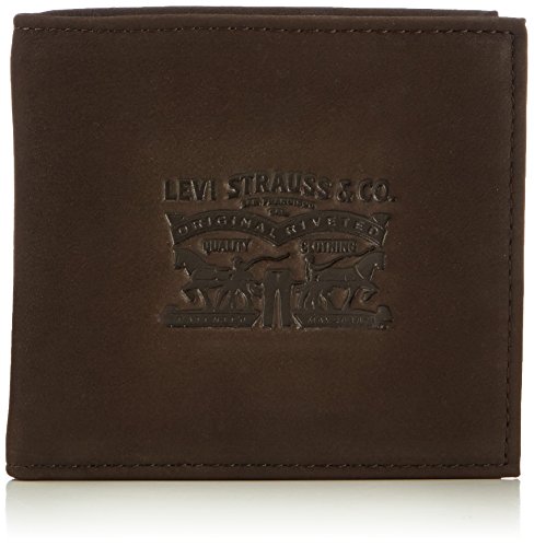 LEVIS FOOTWEAR AND ACCESSORIES Vintage Two Horse Bifold, Monedero Unisex Adulto, Marrón (Dark Brown), 2x10x11 cm (W x H x L)