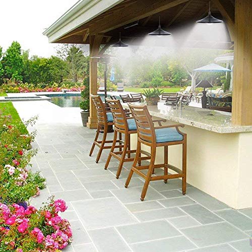 Lixada Energía Solar Colgante de Luz E27 Lámpara de Luces IP65 Resistencia al Agua para Jardín Patio Patio Balcón Paisaje (tipo 1)