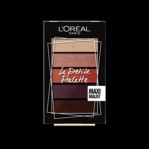 L'Oreal Paris Mini Paletas de Sombras, 01 Maximalist, 1 paquete ( 5x0,80 g)