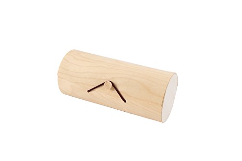Lote de 10 Estuches de Bambú Kraft Circular - Estuches para Regalos Originales Joyas, Hombres, Mujeres, Mujer. Ideal para Detalles, Recuerdos y Regalos de Bodas, Bautizos, Vinos, Collares, Botellitas