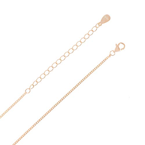 LUUK LIFESTYLE Collar de plata de ley 925 con colgante de flor de loto y cita Happiness, joya de mujer, tarjeta de regalo, amuleto, rosé