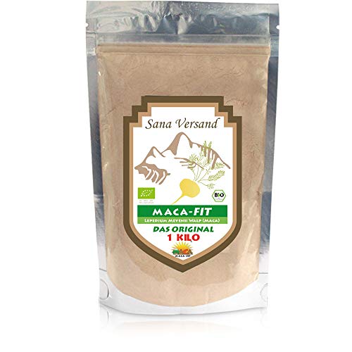 Maca 1 kg polvo puro de la raíz de maca organica, polvo de Maca original del Peru