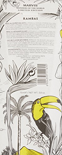 Marvis Dentífrico Rambas Sabor Tropical - 75 ml