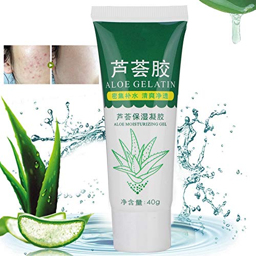 Máscara de gel de aloe vera natural,After-sun Repairing Crema Facial Hidratante para el Cuidado de la Piel