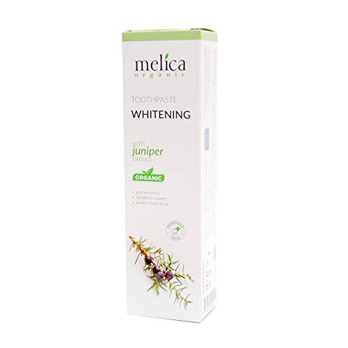 Melica Organic Whitening - Pasta de dientes con extracto de enebro