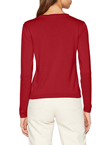 Mexx Camiseta de Manga Larga, Rot (Molten Lava 181555), L para Mujer