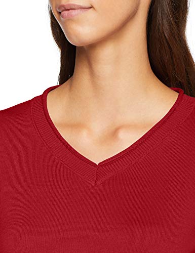 Mexx Camiseta de Manga Larga, Rot (Molten Lava 181555), L para Mujer