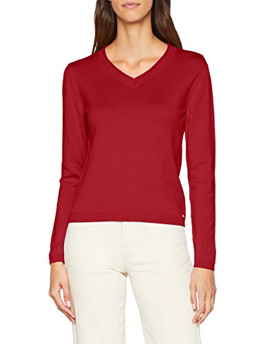 Mexx Camiseta de Manga Larga, Rot (Molten Lava 181555), L para Mujer
