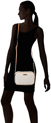 Michael Kors - Crossbodies Lg Ew Crossbody, Bolsos bandolera Mujer, Marfil (Vanilla), 6x24x16.5 cm (B x H T)