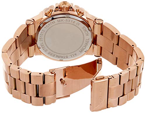 Michael Kors Mk5314 - Reloj de Mujer de Cuarzo, Correa de Acero Inoxidable Color Oro