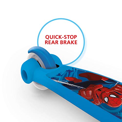 Mondo 18395 - Ultimate Spiderman Twist & roll, patinete 2 ruedas delanteras