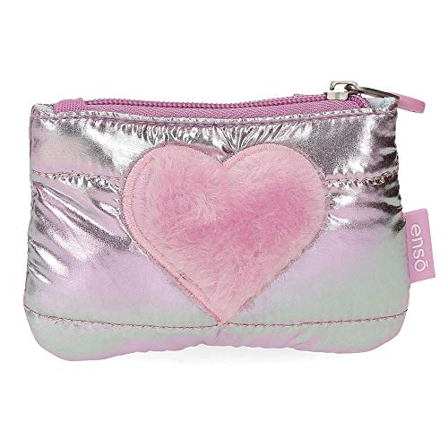 Monedero Enso Fancy, Rosa, 11.5x8x2.5 cm