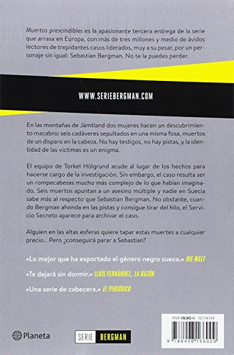 Muertos prescindibles (Serie Bergman 3): Un nuevo caso para el psicólogo criminal más famoso de Suecia (Planeta Internacional)