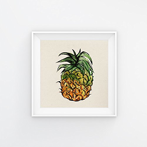 Nacnic Pack de láminas para enmarcar EL Poder del POTASIO. Posters Cuadrados con imágenes de Frutas. Decoración de hogar. Láminas para enmarcar. Papel 250 Gramos