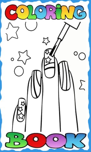 Nail Coloring Pages For Girls