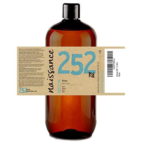 Naissance Aceite Vegetal de Soja 1 Litro - 100% Puro, vegano y no OGM