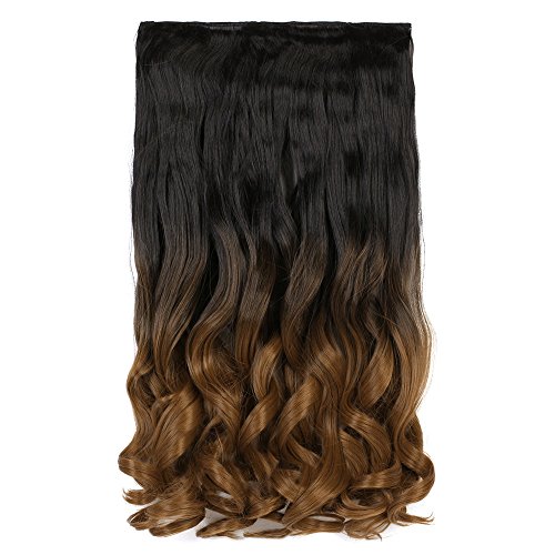 Neverland Beauty 24" (60 cm) extensiones de cabello cabeza clip en extensiones de pelo One Piece Ondulado with 5 clips #6