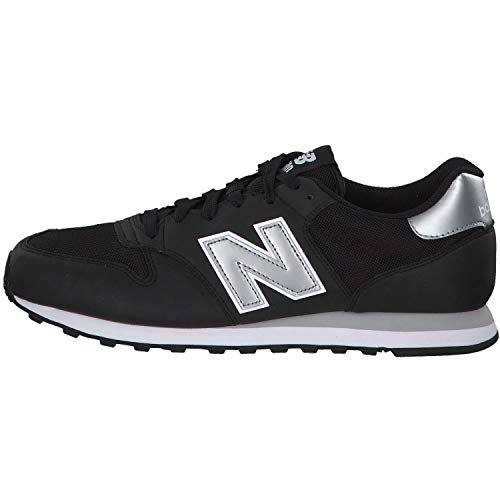 New Balance 500 Core, Zapatillas para Hombre, Negro Black Silver Black Silver, 44 EU