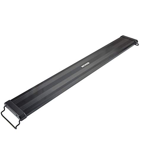 NICREW ClassicLED Luz LED Acuario, Pantalla LED Acuario, Iluminación LED para Acuarios Plantados Lámpara LED para Peceras 75-105 cm, 18W, 7000K
