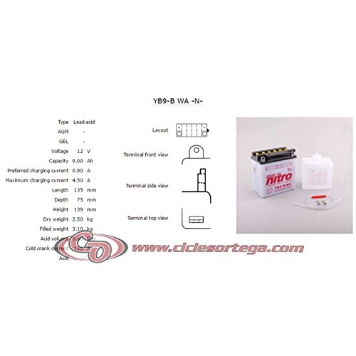 Nitro YB9-B WA -N- Batería