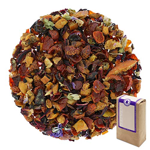 Núm. 1378: Té de frutas "Selva" - hojas sueltas - 250 g - GAIWAN® GERMANY - manzana, rosa mosqueta, hibisco, malva