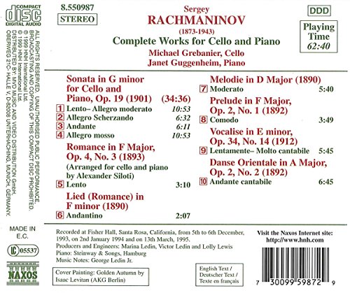 Obras Completas Violonchelo Y Piano